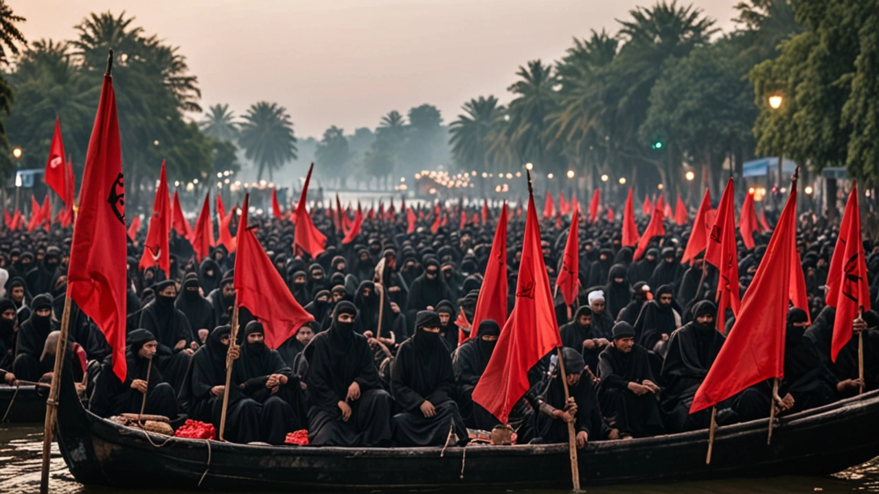 दिल्ली में मुहर्रम जुलूस के मद्देनजर सुरक्षा कड़ी, जम्मू-कश्मीर की डल झील और मुंबई से दृश्य