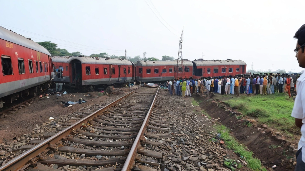 रेलवे की त्वरित कार्रवाई और ट्रैक की सफ़ाई