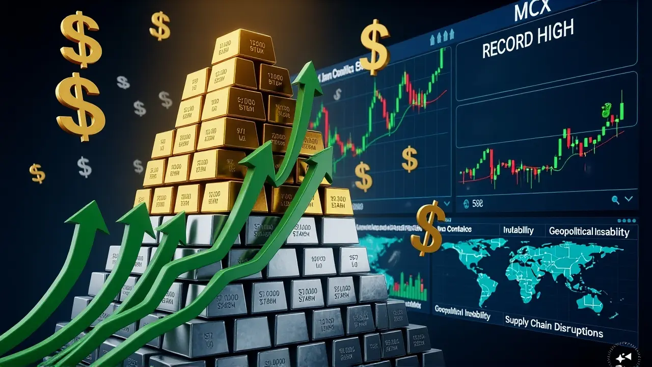 सोना ₹1.5 लाख प्रति 10 ग्राम, चांदी ₹3.2 लाख प्रति किलो पार कर रिकॉर्ड बनाया